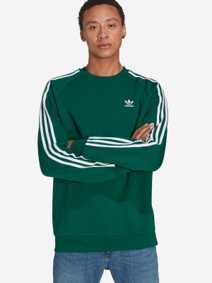 Csíkos melegítő felső Adidas Originals zöld