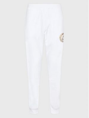 Spodnie sportowe Just Cavalli białe