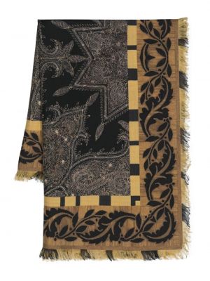 Копринен шал с принт с абстрактен десен Pierre-louis Mascia