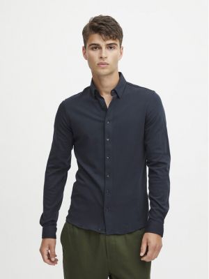 Chemise slim casual Casual Friday bleu