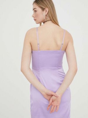 Mini šaty Hollister Co. fialové