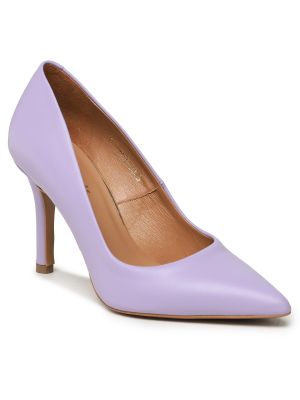 Nizki čevlji s peto z visoko peto R.polański vijolična