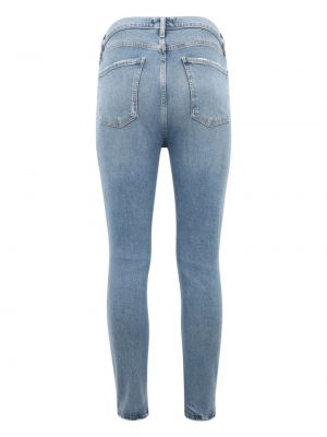 Jeans skinny slim Agolde bleu
