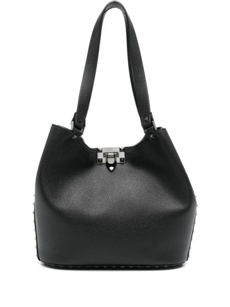 Shopper à imprimé Valentino Garavani noir