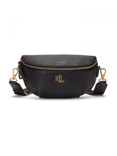 Чанта за носене на кръста Lauren Ralph Lauren черно
