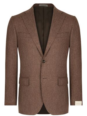 Коричневый пиджак Corneliani