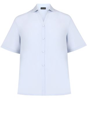 Голубая блузка Emporio Armani