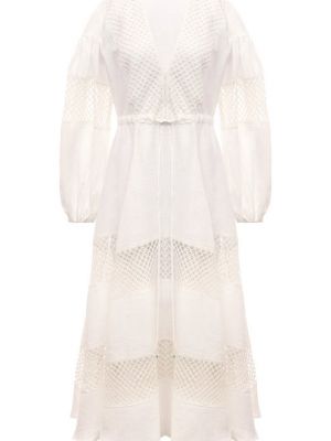 Льняное платье A Mere Co. белое