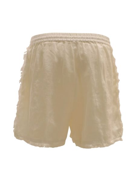 Pantalones cortos de lino P.a.r.o.s.h. beige