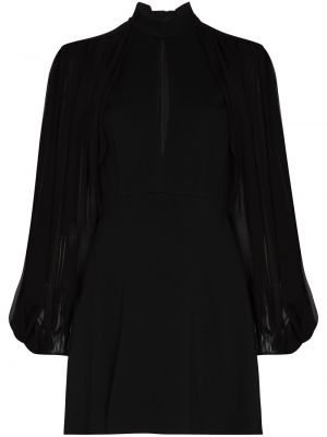 Mini vestido con cuello alto Giambattista Valli negro