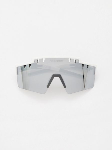 Спортивные очки солнцезащитные Plein Sport белые