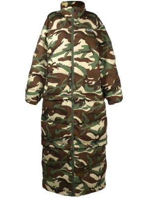 Cappotto con stampa camouflage Vetements