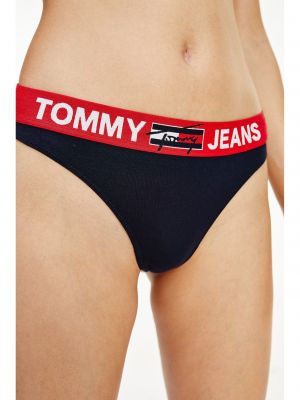 Džínové kalhotky string Tommy Jeans