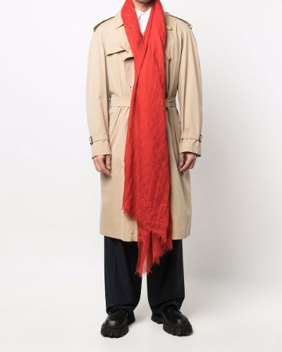 Kašmírový šátek Louis Vuitton červený