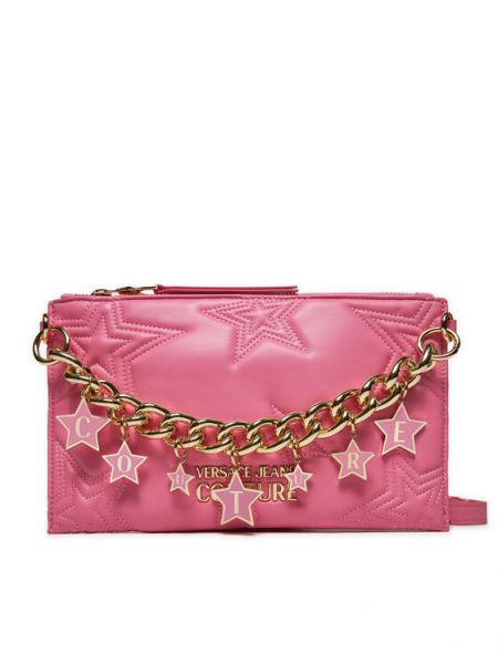Τσάντα χιαστί Versace Jeans Couture ροζ