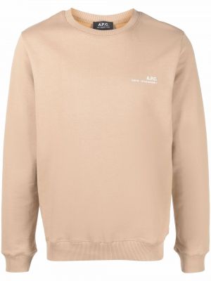 Painettu crewneck collegepaita A.p.c.