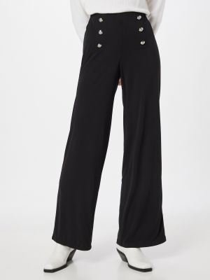 Широки панталони тип „марлен“ Lauren Ralph Lauren черно