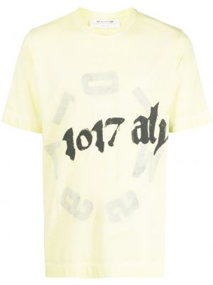 T-shirt mit print 1017 Alyx 9sm gelb