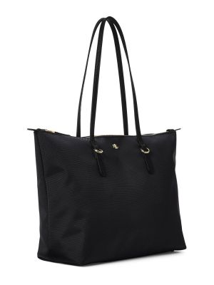 Τσάντα shopper Lauren Ralph Lauren μαύρο