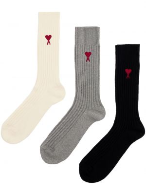 Чорапи бродирани Ami Paris