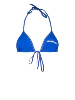 Bikini cu imagine Dsquared2 albastru