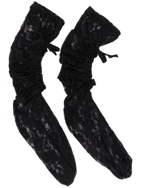 Мереживні шкарпетки Comme Des Garçons, чорні