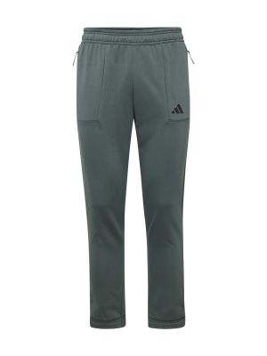 Спортни панталони Adidas Performance зелено