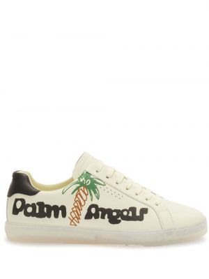 Sneakerși cu imagine Palm Angels alb