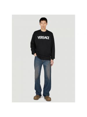 Mesh sweatshirt Versace schwarz