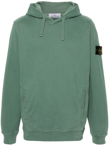 Puuvilla huppari Stone Island vihreä