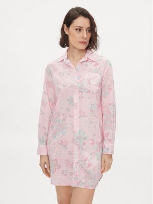 Koszula nocna Lauren Ralph Lauren różowa
