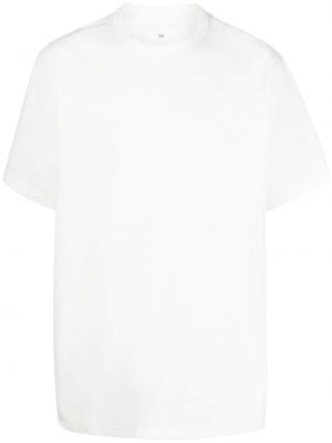 Bavlnené tričko Y-3 biela