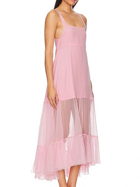 Vestido midi Azeeza rosa