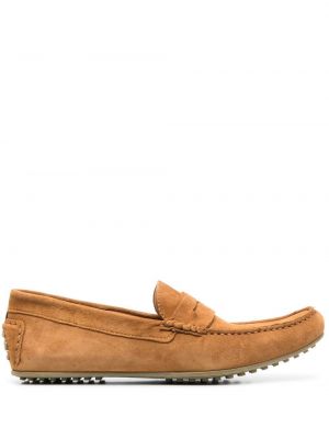 Pantofi loafer din piele de căprioară Hackett maro