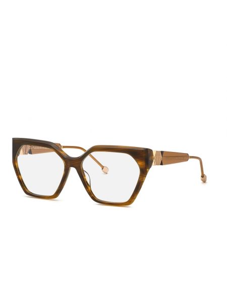 Okulary Philipp Plein brązowe