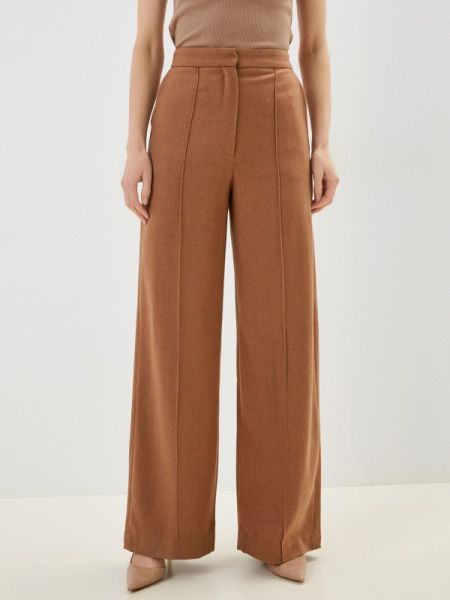 Классические брюки Emilia Dell'oro коричневые
