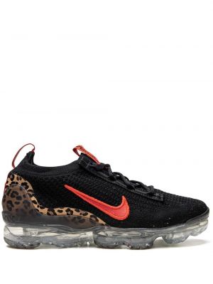 Superge z leopardjim vzorcem Nike VaporMax črna
