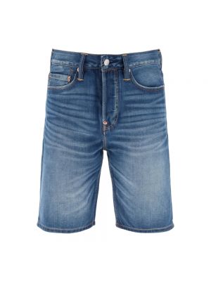 Szorty jeansowe Evisu niebieskie