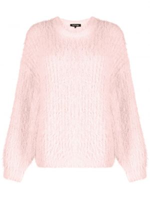Пуловер с кръгло деколте Tout A Coup розово
