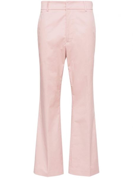 Rovné kalhoty Patrizia Pepe růžové