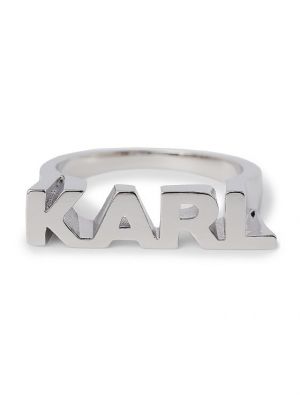 Prsteň Karl Lagerfeld strieborná