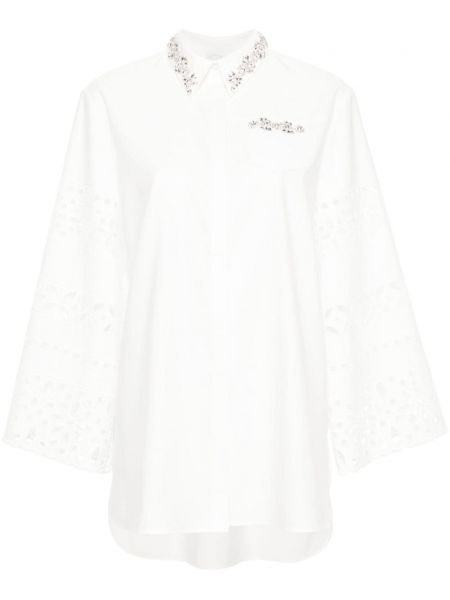 Класическа дълга риза Huishan Zhang бяло