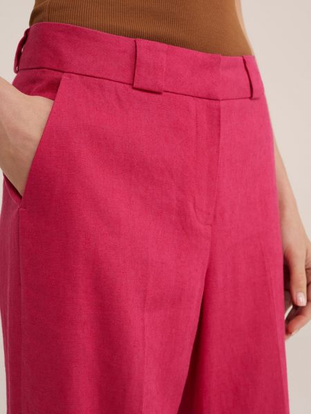 Широки панталони тип „марлен“ We Fashion розово