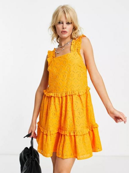 Платье мини Influence оранжевое