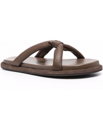 Ilma kontsaga sandaalid Filippa K pruun