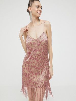 Uska mini haljina Blugirl Blumarine ružičasta
