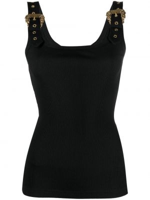 Tank top med spenne Versace Jeans Couture svart