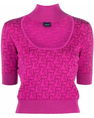 Jersey de tela jersey Pinko rosa