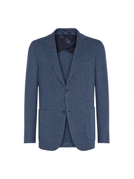 Jersey jacke aus baumwoll Boggi Milano blau