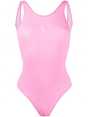 Bañador con bordado Msgm rosa